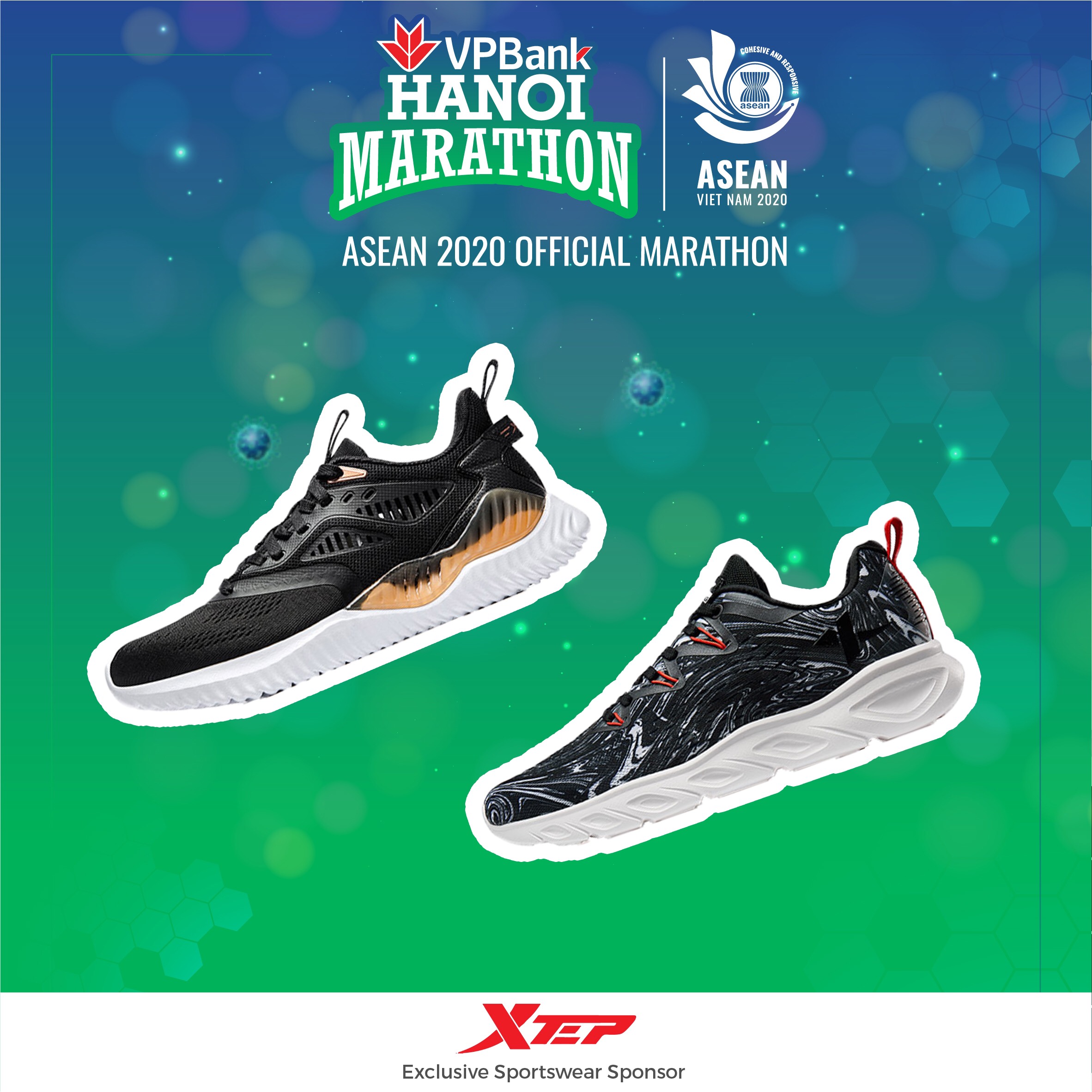 Jogging in Safety, Comfort with Xtep Special Running Shoes - HANOI MARATHON  - Heritage Marathon