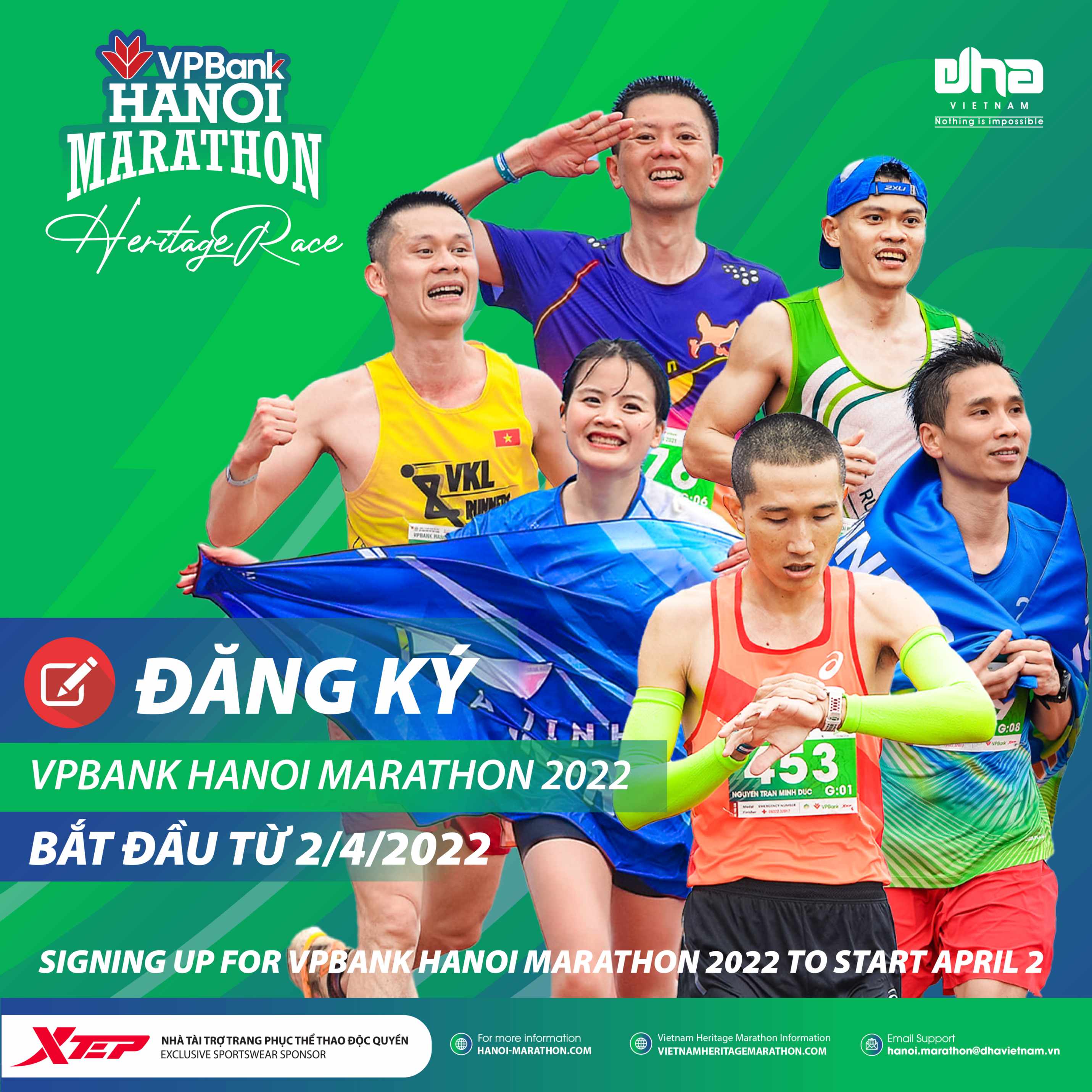 THÔNG BÁO: Đăng Ký VPBank Hanoi Marathon 2022 Từ 2/4/2022