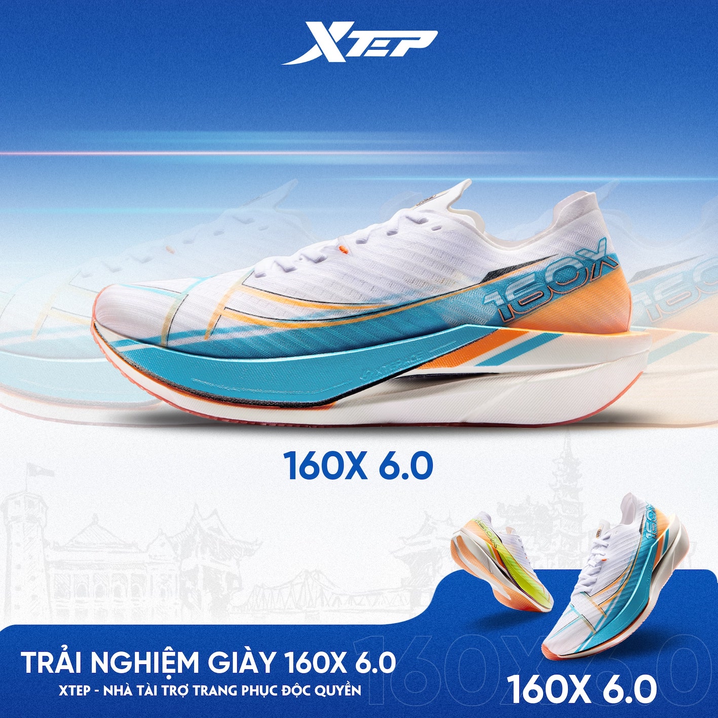 XTEP UNVEILS THE GAME-CHANGING 160X 6.0 RUNNING SHOES!