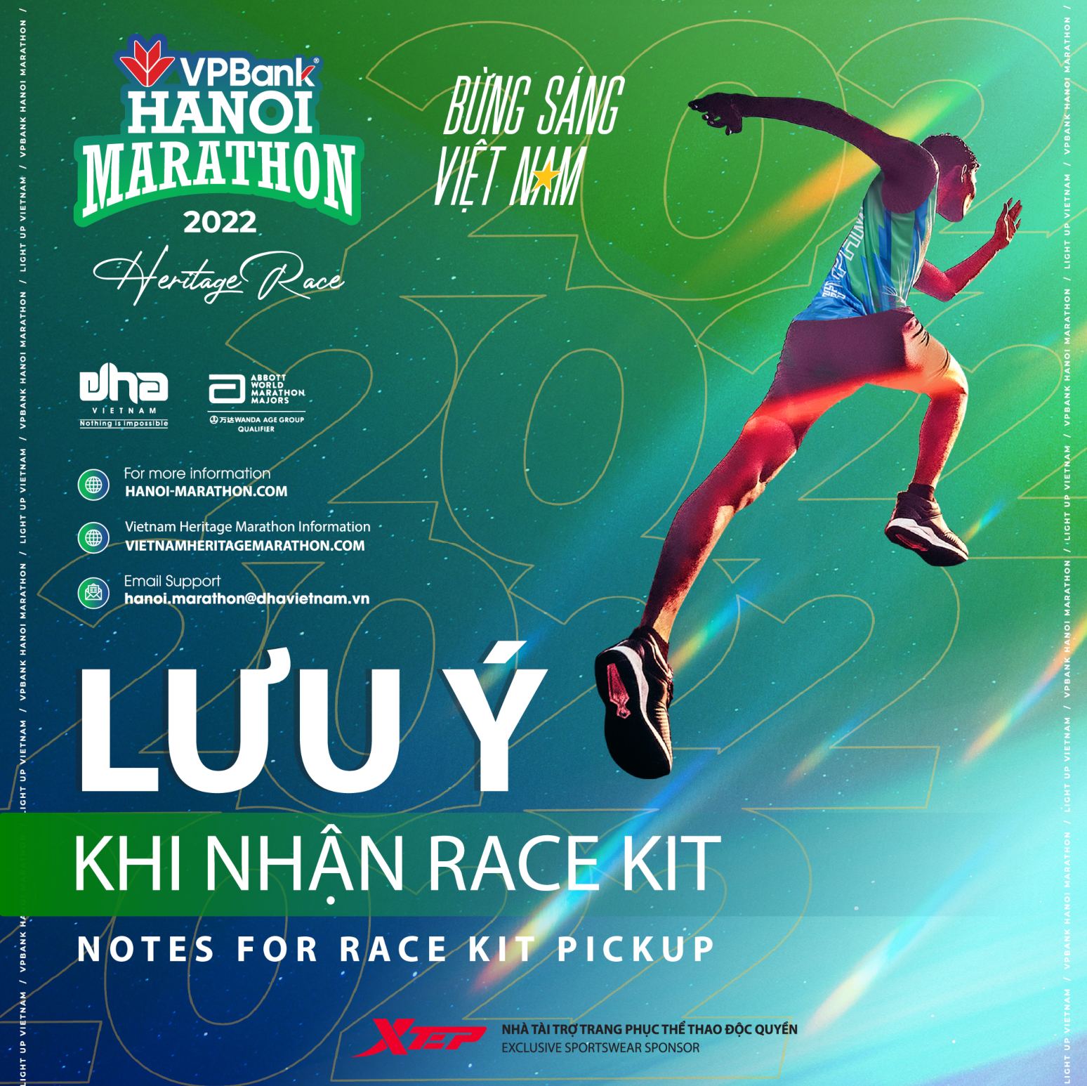 VPBank Hanoi Marathon 2022: Notes For Race Kit Pickup