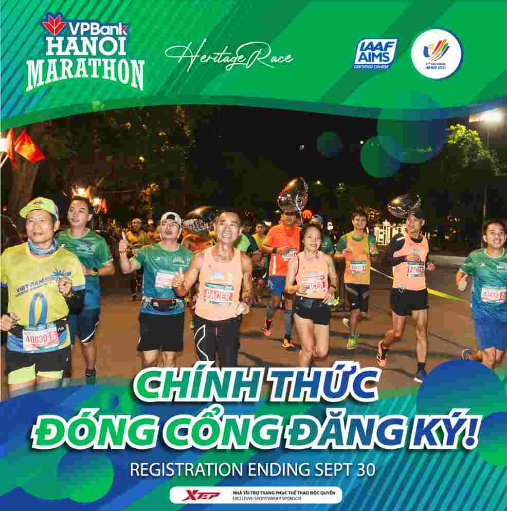 Registration For VPBank Hanoi Marathon 2021 Ends