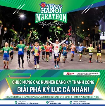 Giải Phá Kỷ Lục Độc Đáo Thu Hút 83 VĐV VPBank Hanoi Marathon 2021