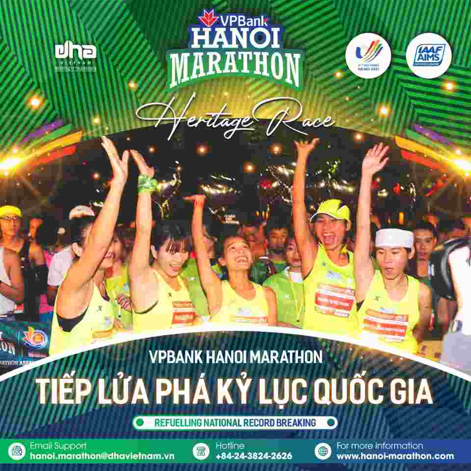Giải Marathon Hàng Đầu Việt Nam Tiếp Lửa Phá Kỷ Lục Quốc Gia