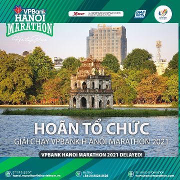 Hoãn Tổ Chức Giải VPBank Hanoi Marathon 2021