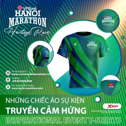 Vietnam's Top Marathon Event T-Shirt Triggers More Fever in 2021