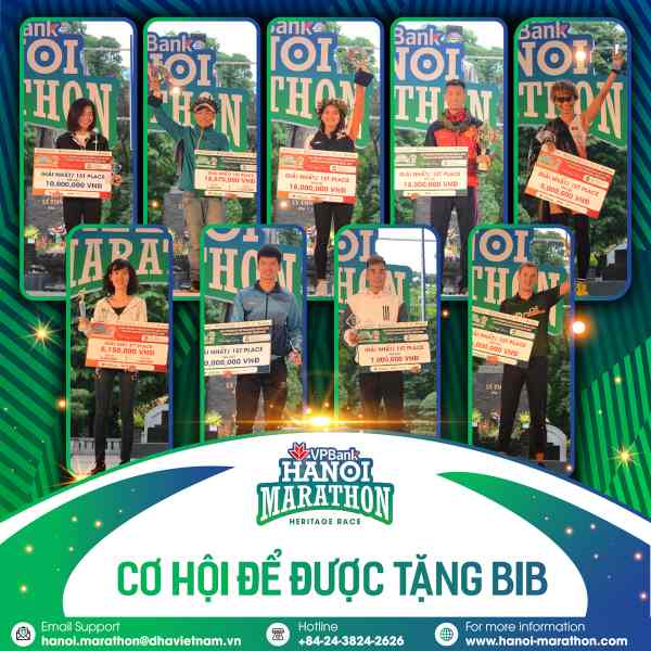 VPBank Hanoi Marathon To Present Bibs to 2020 Race Winners
