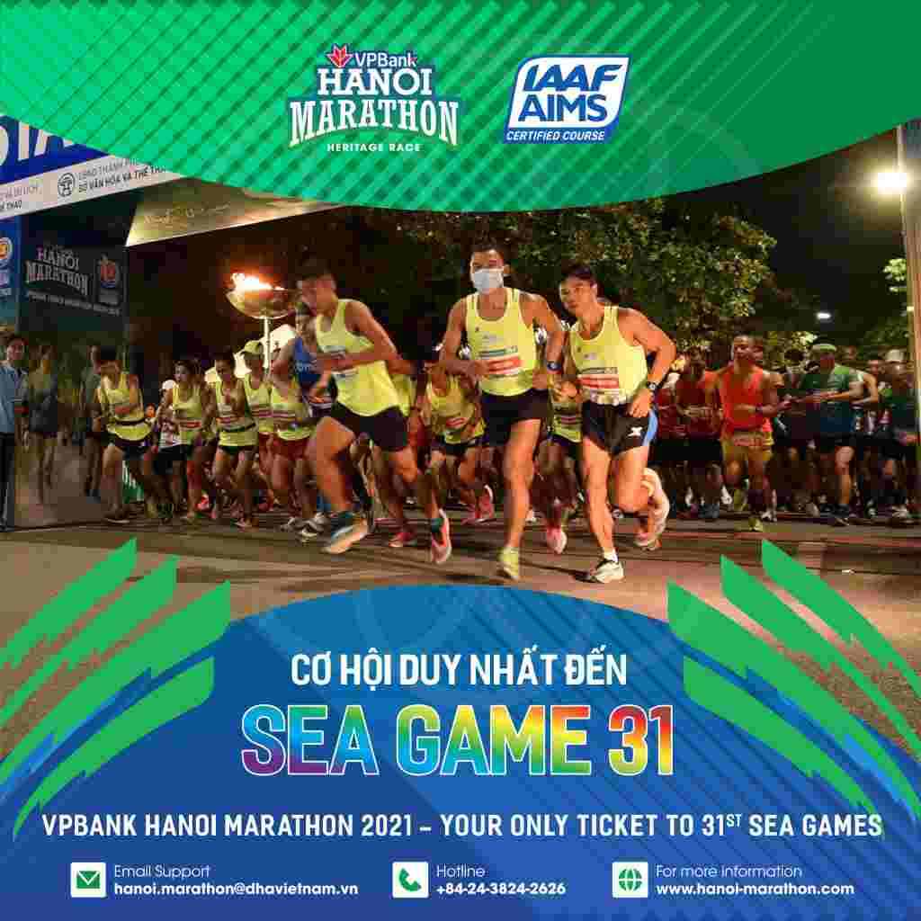 VPBank Hanoi Marathon 2021: The Only And Remaining Race To Bring You To 31st SEA Games Glory Track