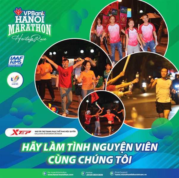 THÔNG BÁO: VPBank Hanoi Marathon 2021 Tuyển Tình Nguyện Viên