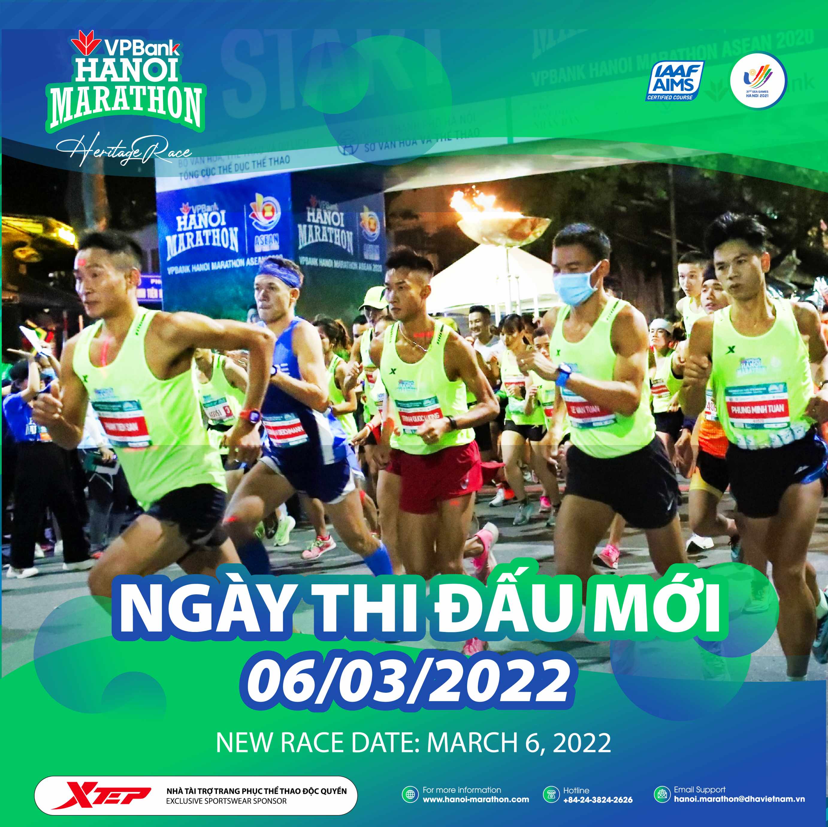 ANNOUNCEMENT: VPBank Hanoi Mararathon 2021 Race Date Moved To March 6, 2022