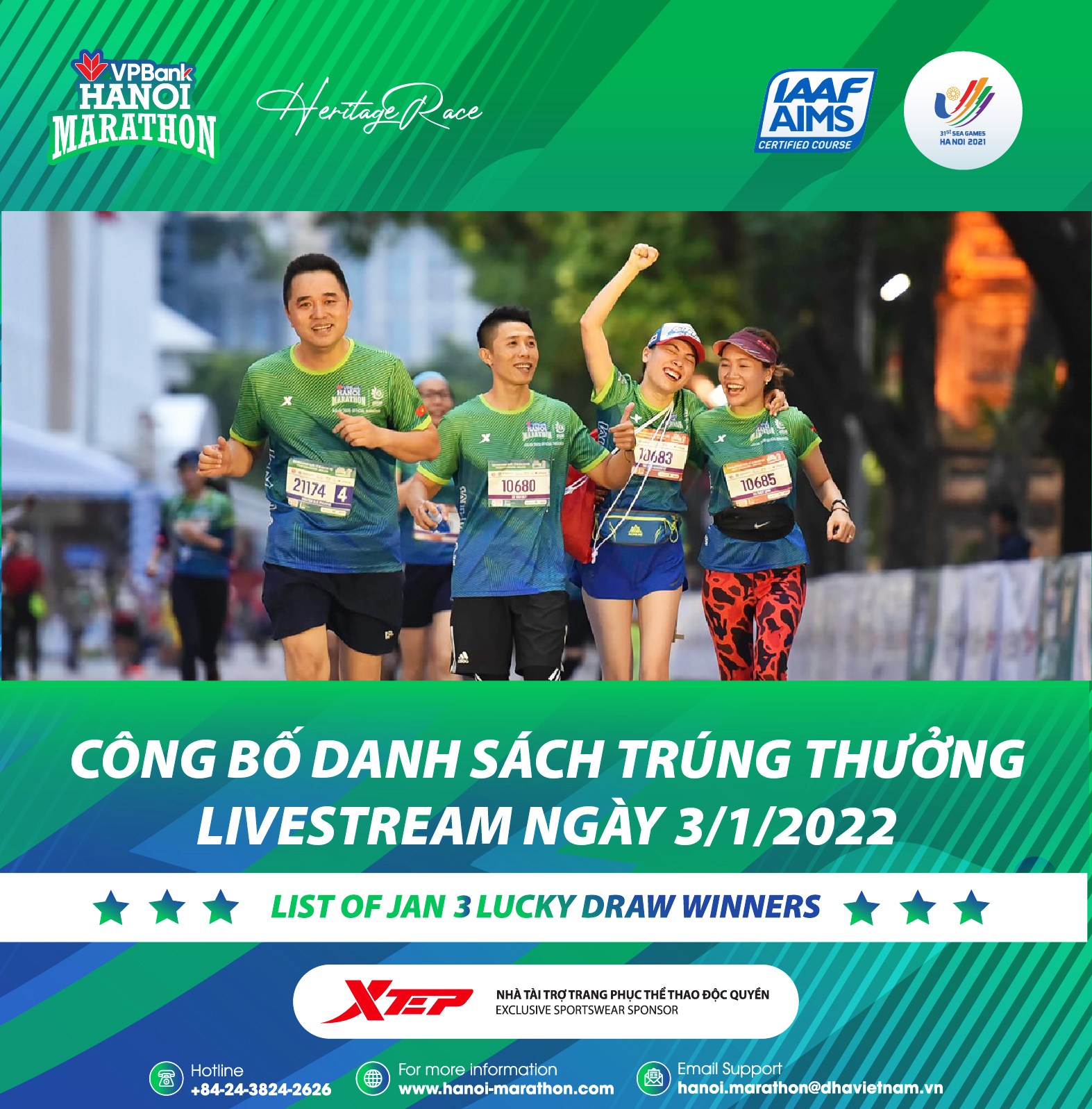 Virtual VPBank Hanoi Marathon Reveals Top 10 Running Clubs