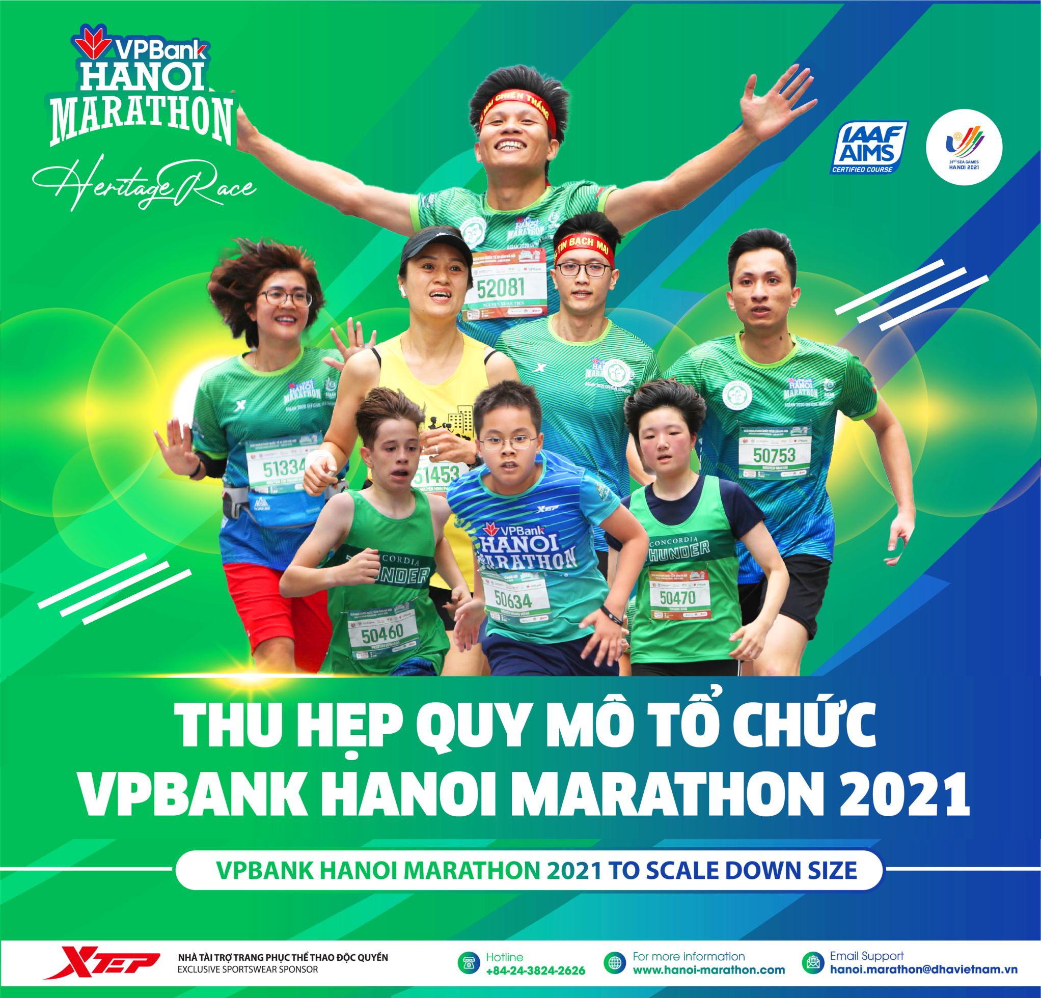 Thu Hẹp Quy Mô Tổ Chức VPBank Hanoi Marathon 2021