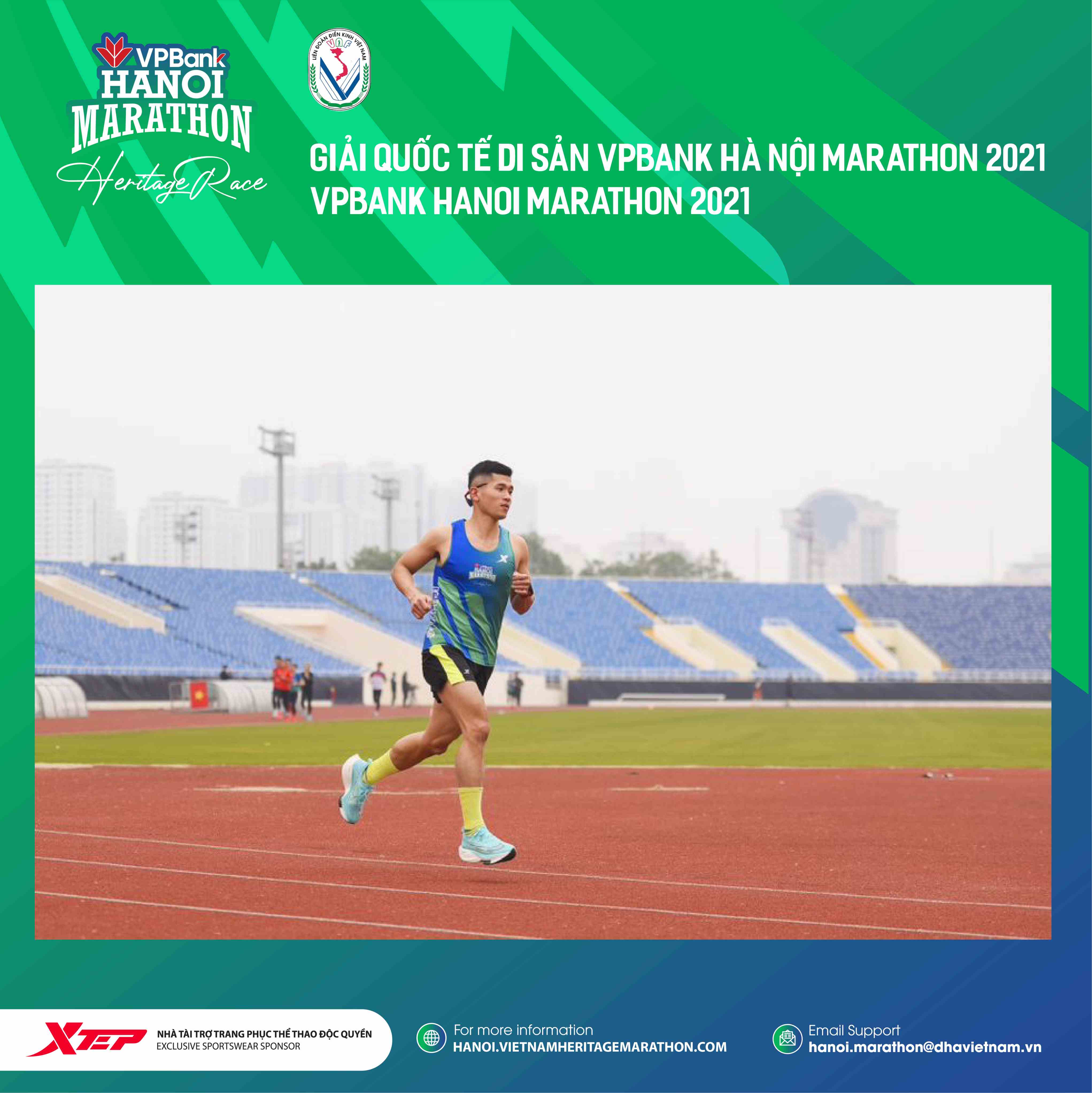 Xtep Sponsors VPBank Hanoi Marathon 2021 Singlet