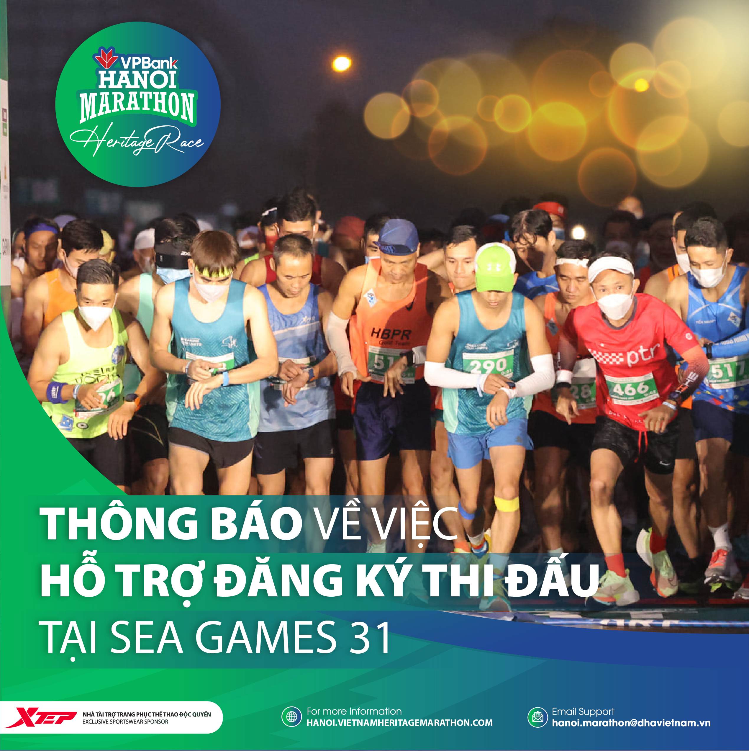 VPBank Hanoi Marathon Hỗ Trợ VĐV Đạt Chuẩn Đăng Ký SEA Games