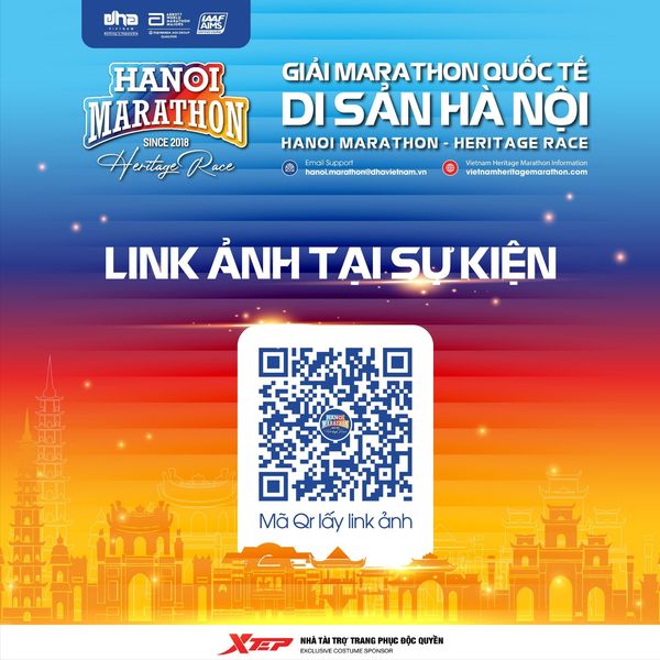 Link to find Hanoi Marathon - Heritage Race 2023 photos